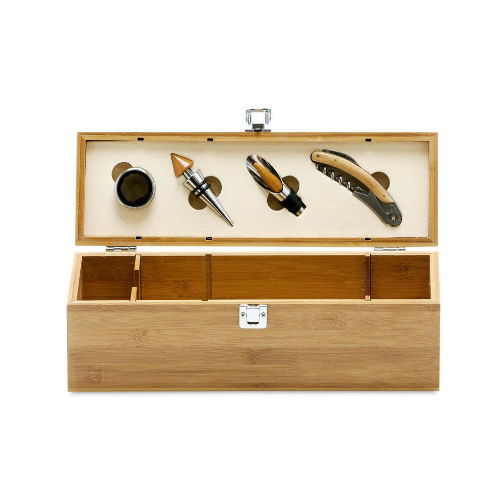 Impress any wine lover with a premium wine gift accessories gift box.