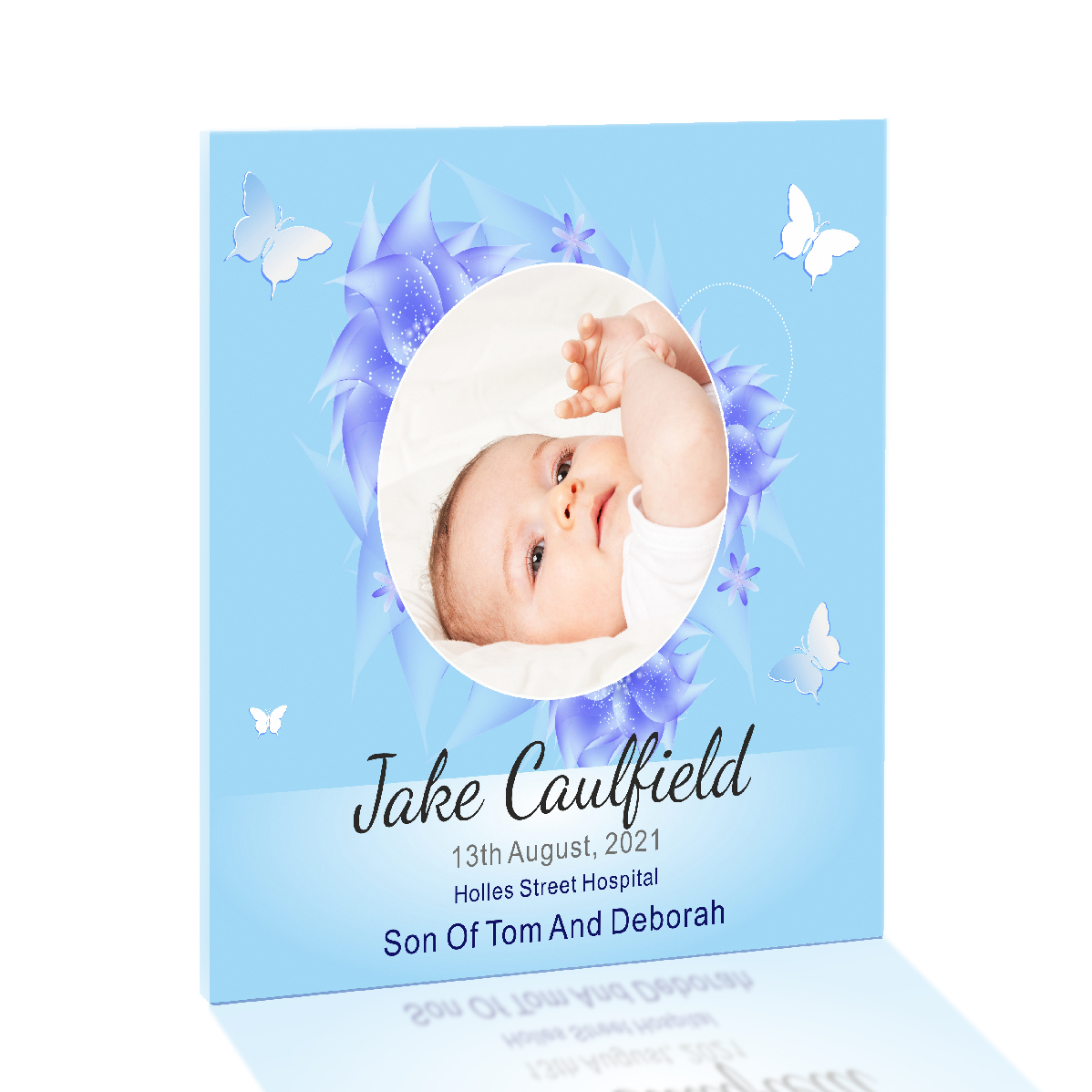 Newborn Boy Acrylic Panel - just4u.ie