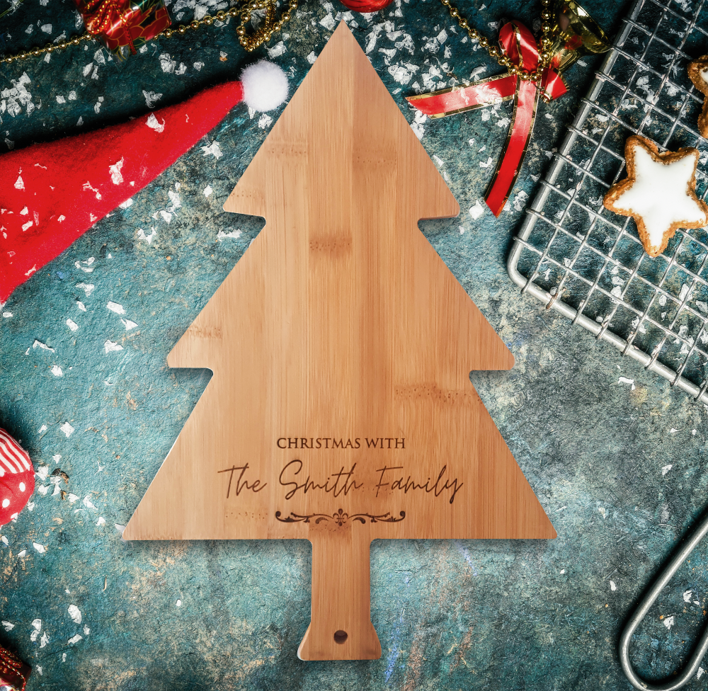 Personalised Christmas Serving Board