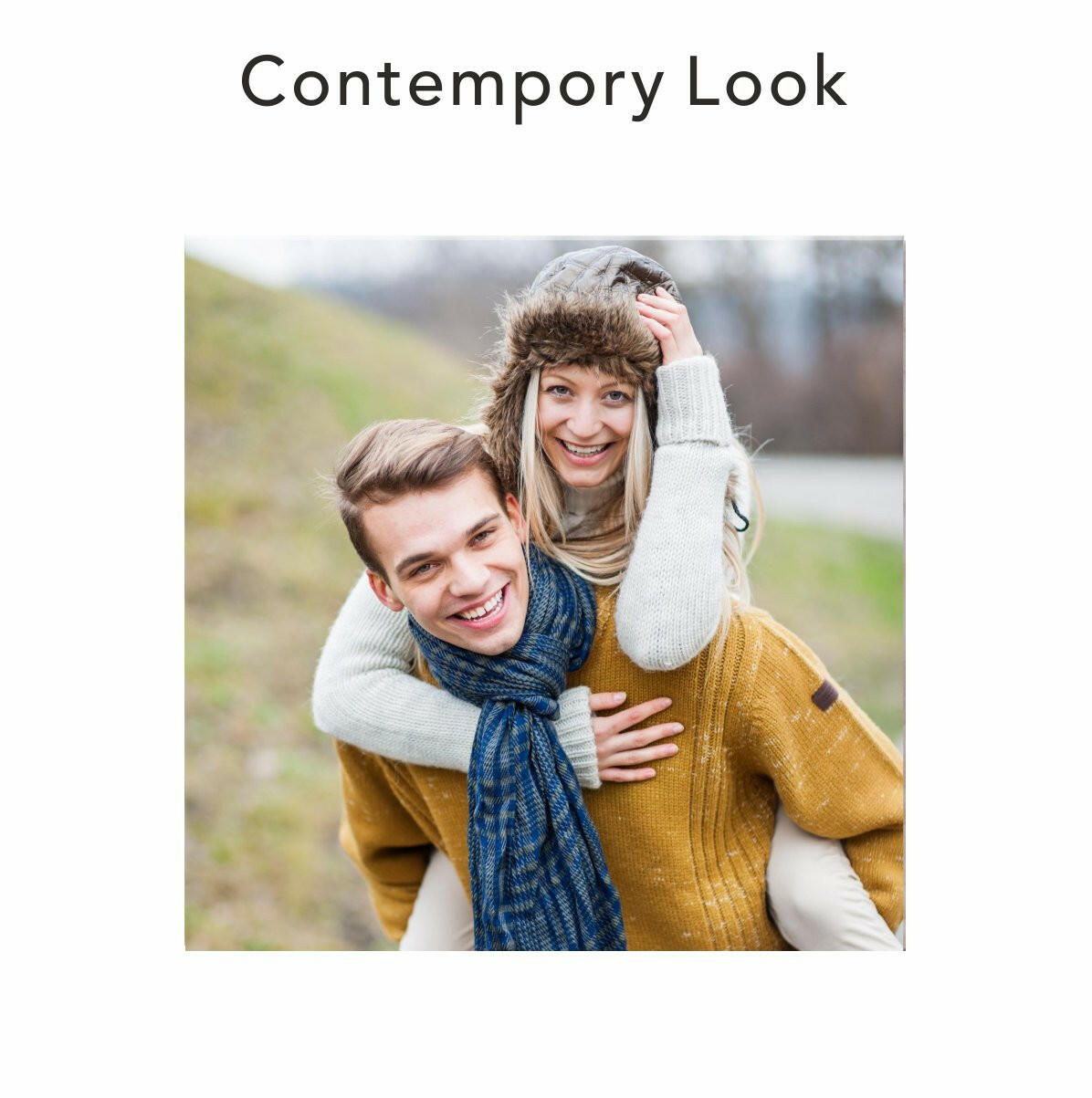 These contemporary wooden photo blocks have a white base to give a crisp finish to your photo..