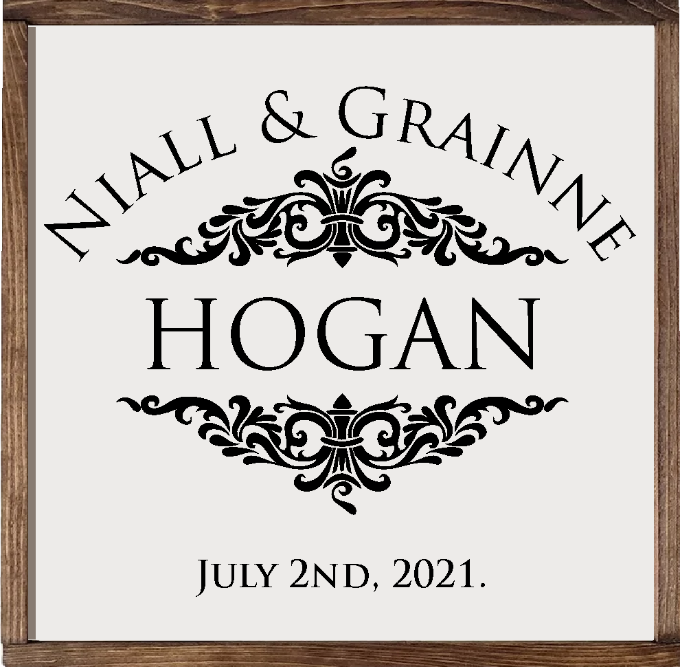 Personalised Family Name Frame