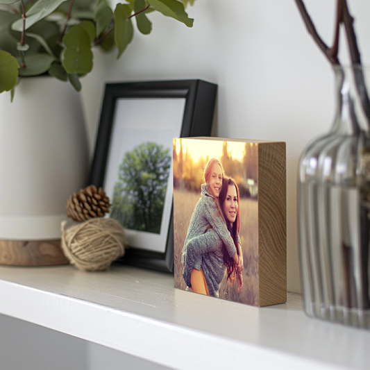 Capture Memories in Style: The Timeless Charm of Wooden Photo Blocks