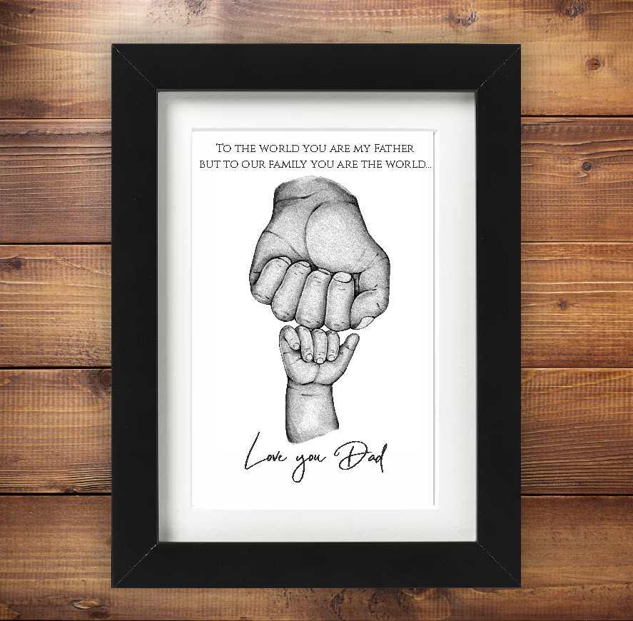 Custom gift for Dad's. Handmade in Finglas