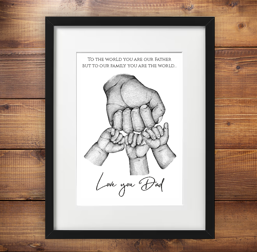 Need a custom gift for Father's day. Look no further. This is a beautiful handcrafted gift made just for dad. We have a large selection of custom gifts. Upload your photo and create that special gift that will bring a smile to his face. Made in ireland and delivered nationwide or can be collected from our store in finglas, dublin